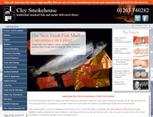 Tablet Screenshot of cleysmokehouse.com